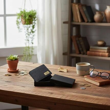 Ghettoblaster Münz Canvas Geldbörse schwarz