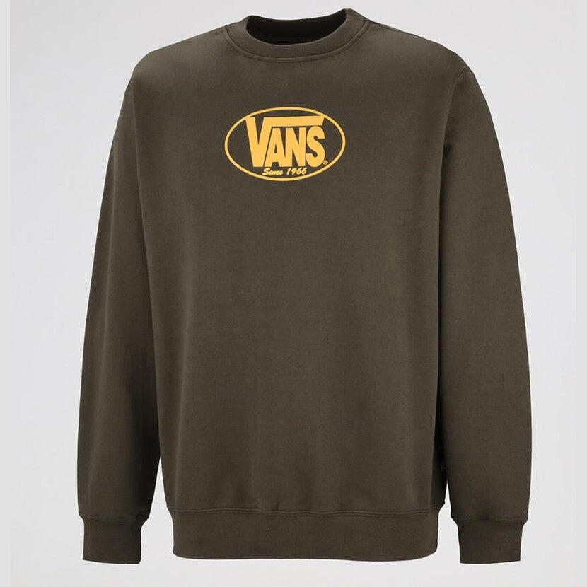 Vans - Sweat-shirt Vans Classic Oval Coal Brown - Combinaison De Sudation - Jaune - 48 Xl - Decathlon
