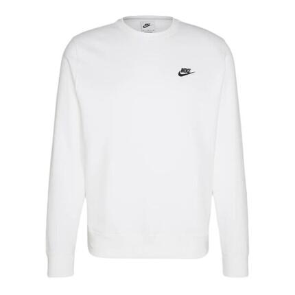 Sweat-shirt Nike Club 133 col rond noir blanc
