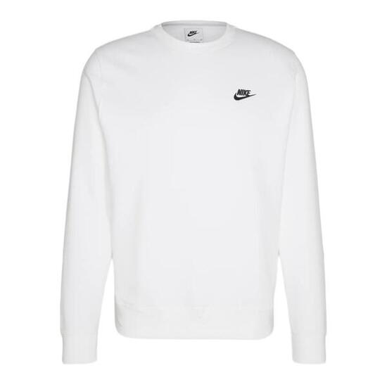 Felpa Nike Club 133 crewneck black white