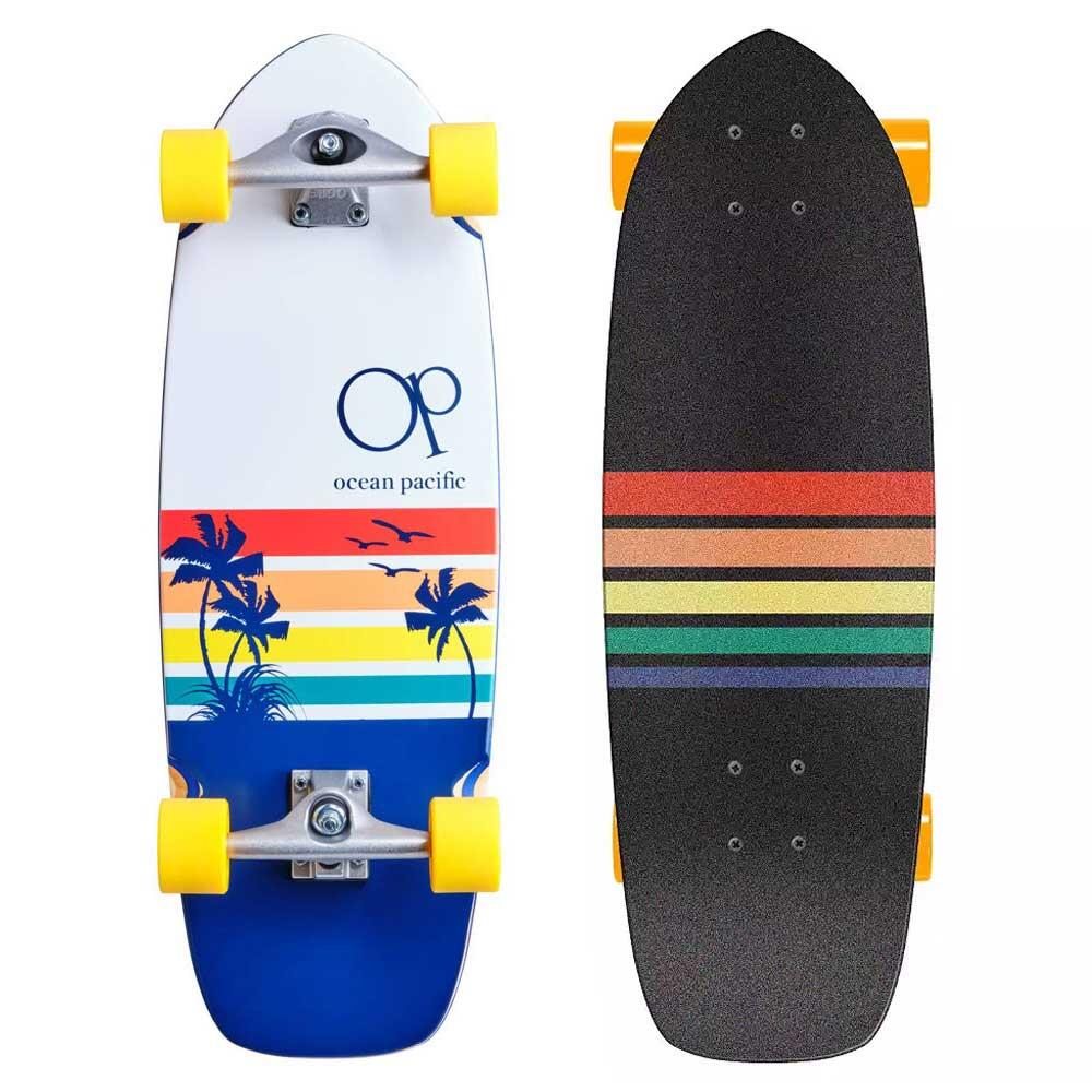 Surfskate Ocean Pacific White Navy 29.5'' 3/4