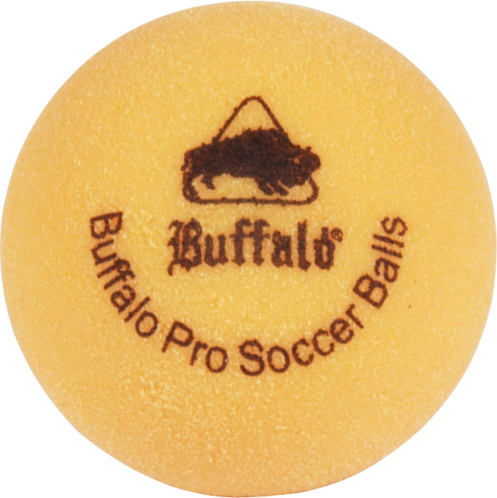 Buffalo Tafelvoetbal balletjes (6st.) Geel 2/2