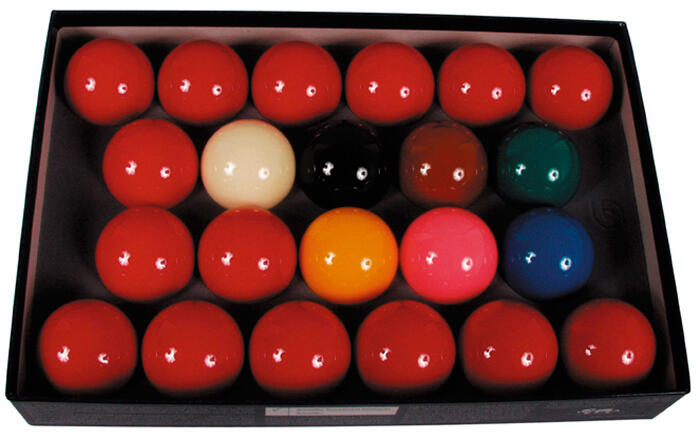 VENTURA Sada snookerových míčků Polyester 52,4 mm