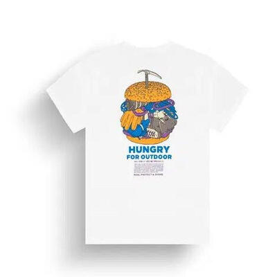 T-shirt afbeelding hikkily wit