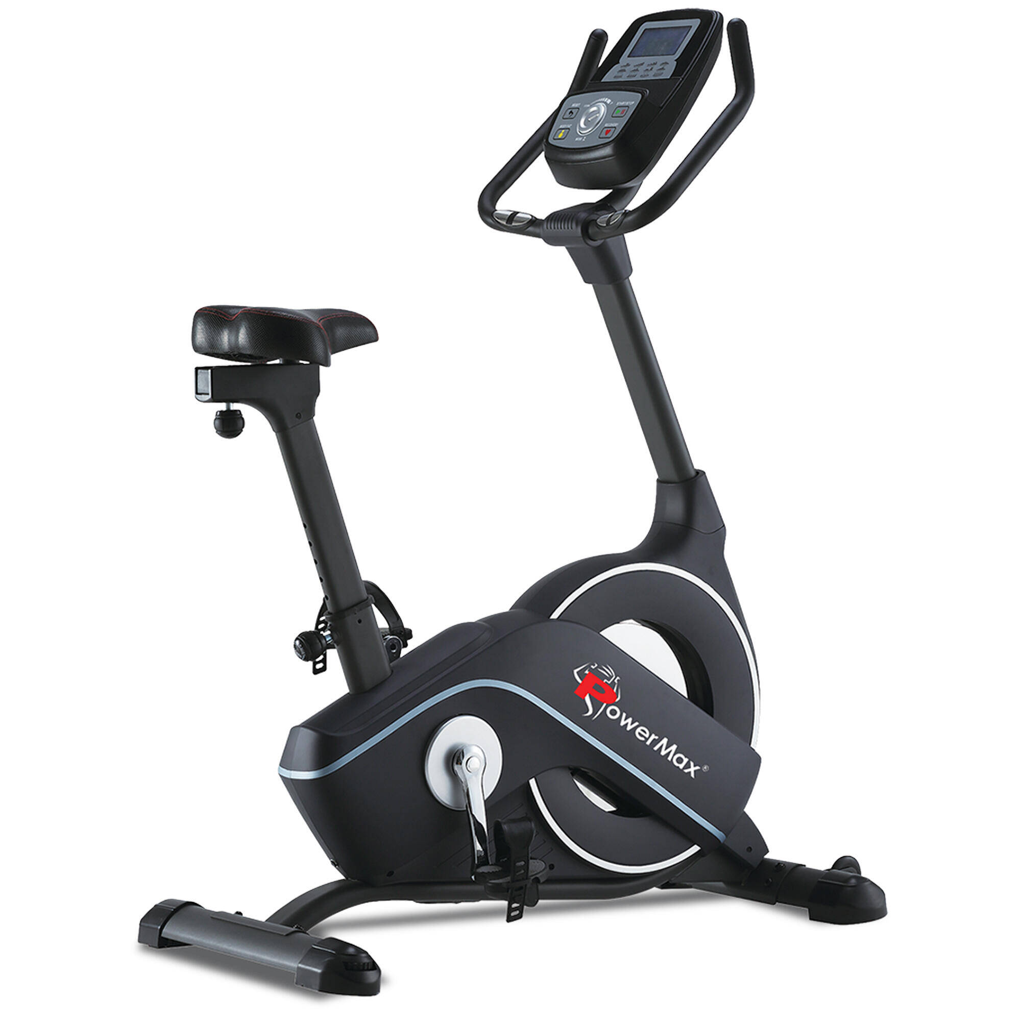 Powermax Fitness BU-900 Magnetic Upright Bike for home use -  1