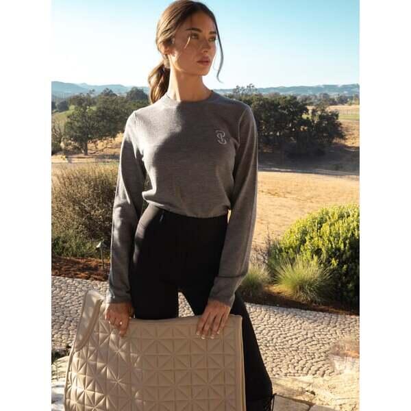 PS OF SWEDEN Maglione in maglia con logo donna PS of Sweden