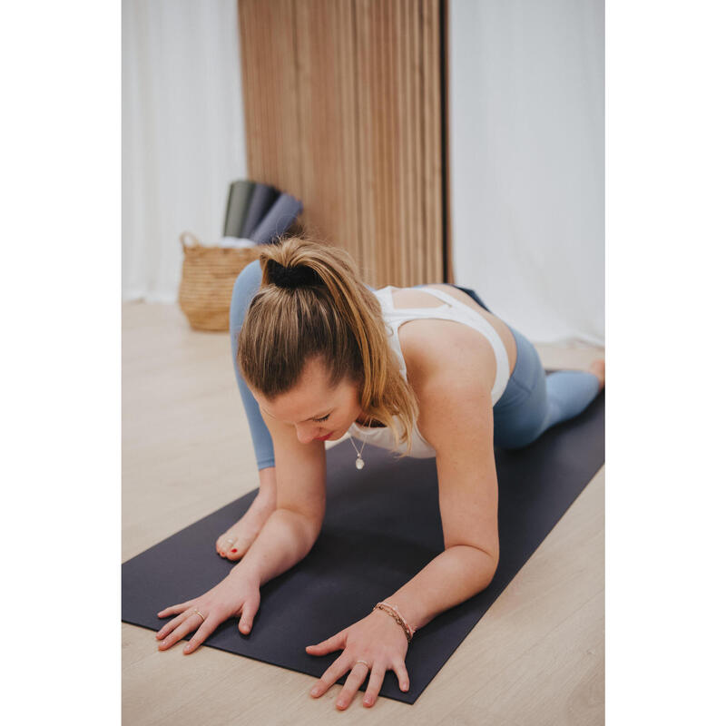 Set de 10 saltele de yoga - Studio de yoga - Aderență bună - Gri închis