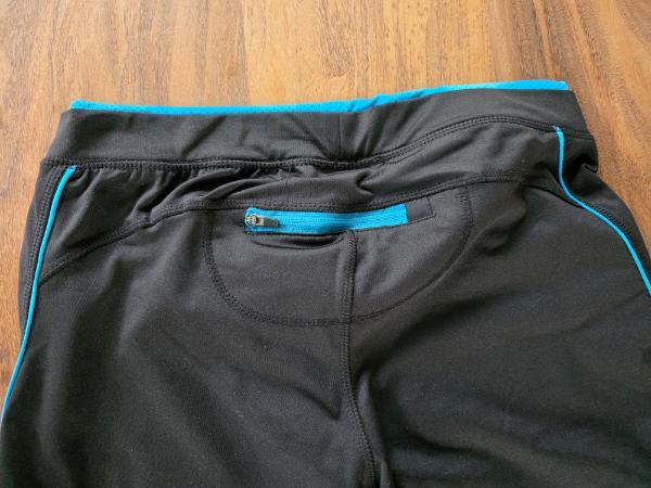 Tussen Particulieren - Aansluitende hardloopbroek voor dames Light zwart 4/5