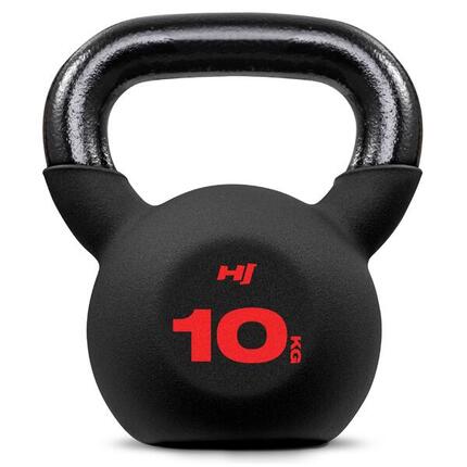 Kettlebell en fonte 10 kg Hop-Sport avec revêtement en néoprène