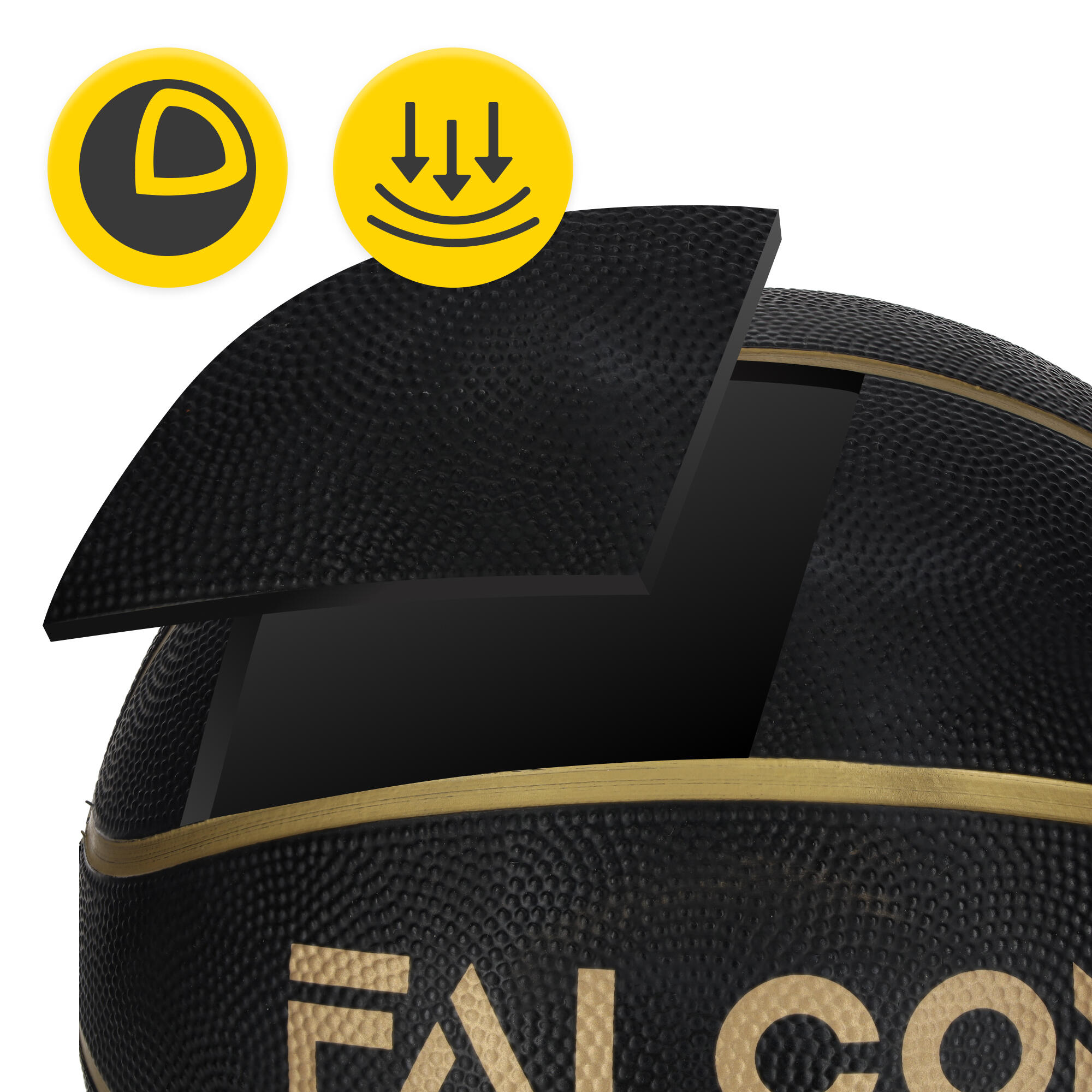 Basketbalový míč FALCON, velikost 7 3/7