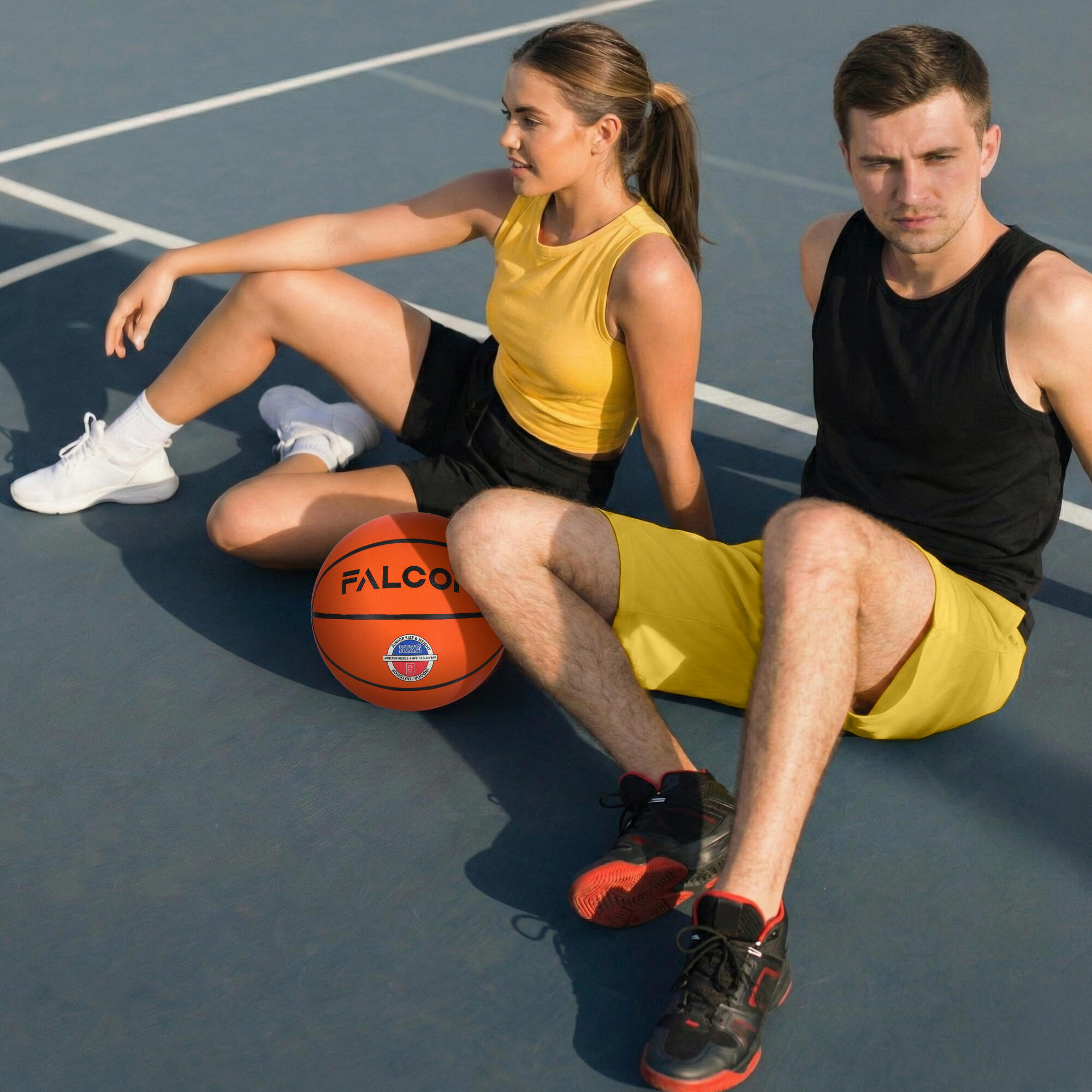 Basketball Größe 5 FALCON klassisch 7/7