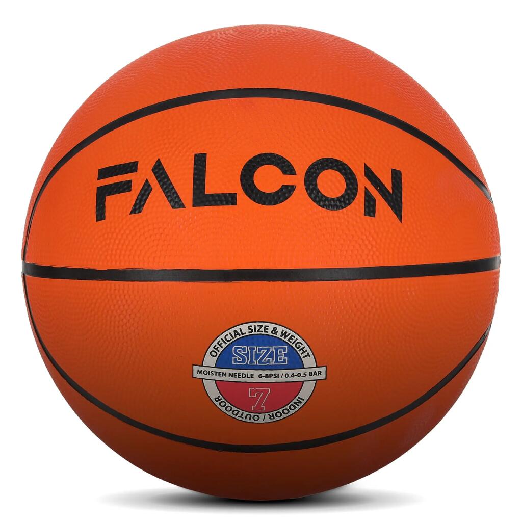 Баскетболна топка FALCON размер 7 75–77 см 550–600 г закрито открито
