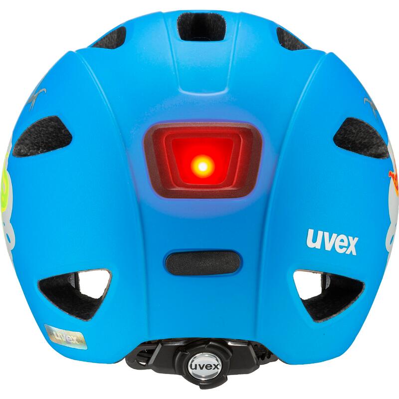 Cască Uvex Oyo Style Dino Blue Matt, 45–50 cm.
