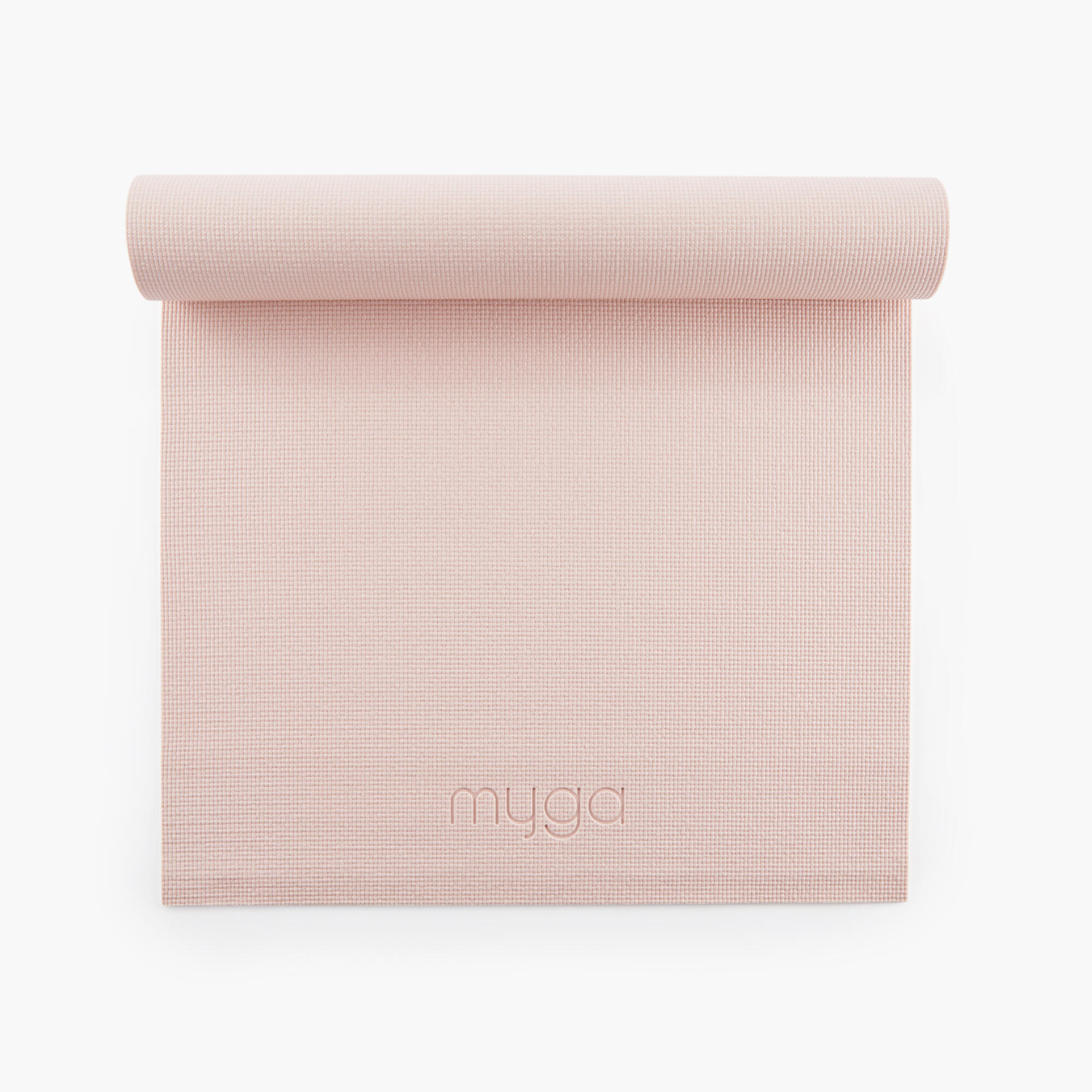 Myga 4mm yogamat voor beginners - pastelroze 2/6