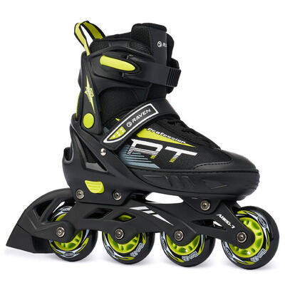 Inline skates verstelbare profession wit/goud