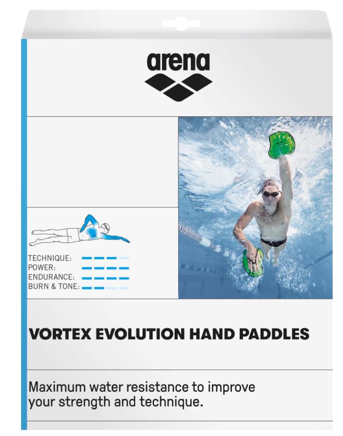Remos de natação Arena Vortex Evolution Hand Paddle 5/6