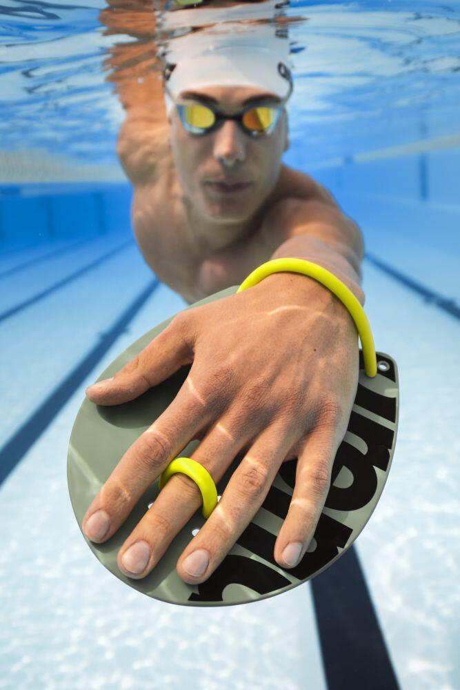 Plaquettes de natation Arena Elite 2 Vert 4/4