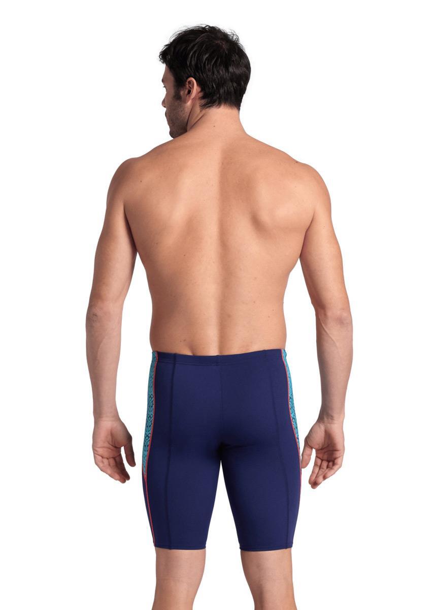 Arena Camo Kikko Jammer – Marineblau/Wasser-Multi – Größe 38 4/6