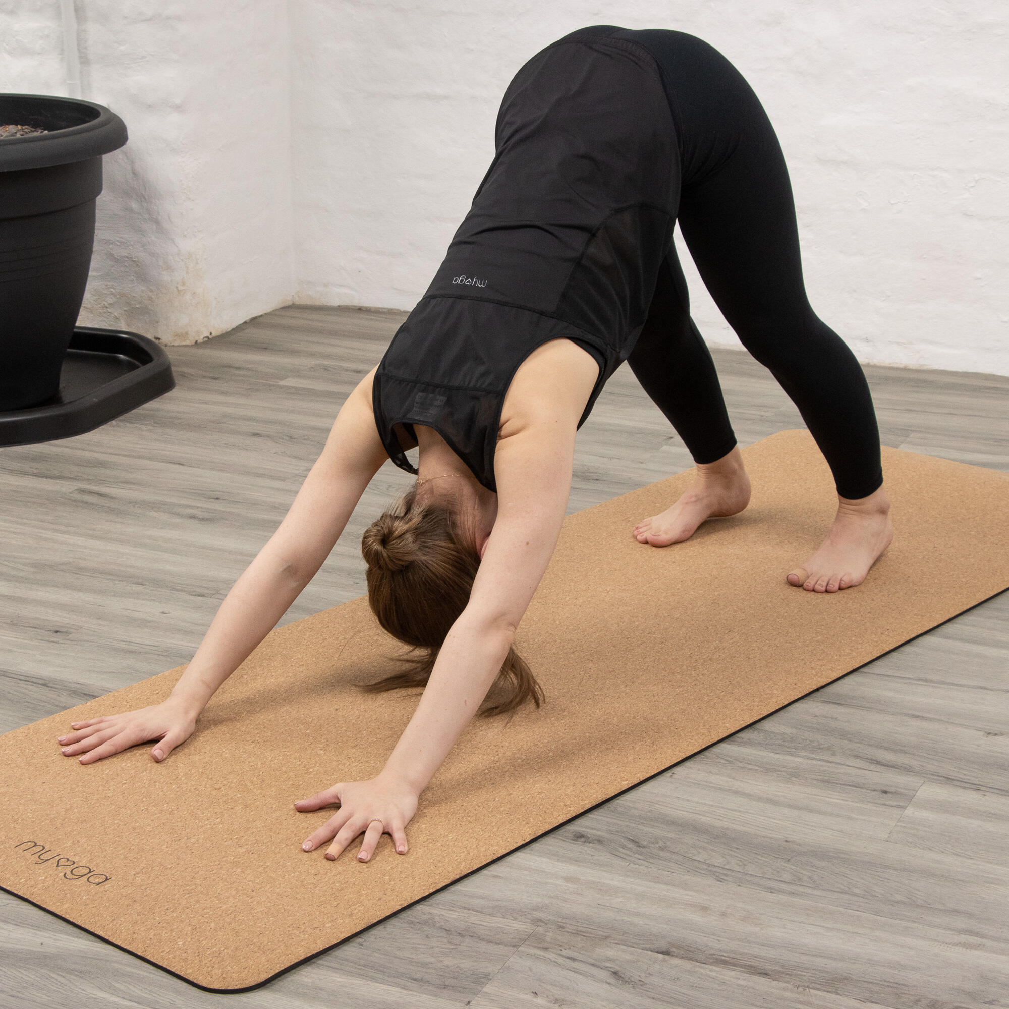 Esterilla de yoga de corcho extragrande - Natural 3/7