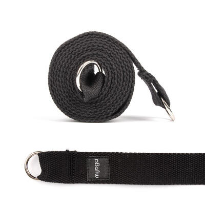 Myga 2-in-1 yogaband - zwart