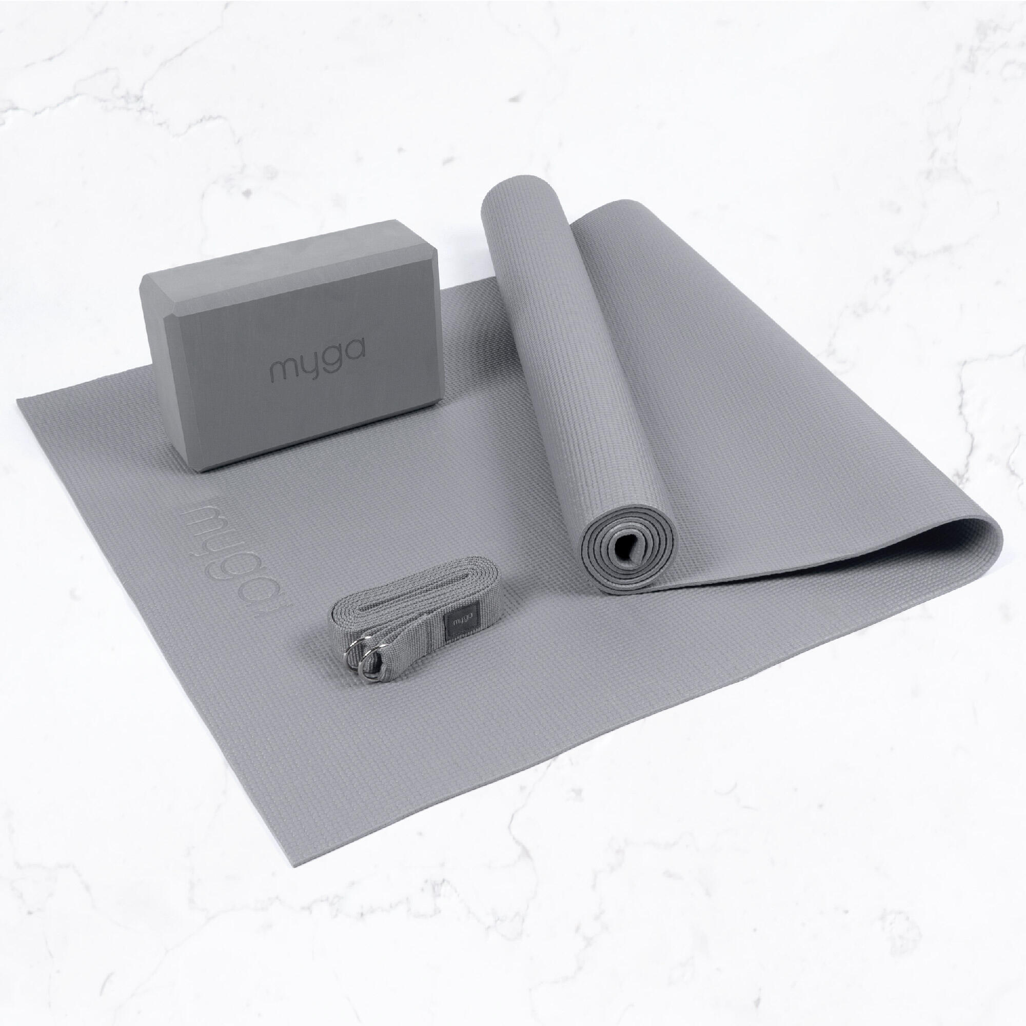 Kit de yoga pour débutants - Gris 6/7