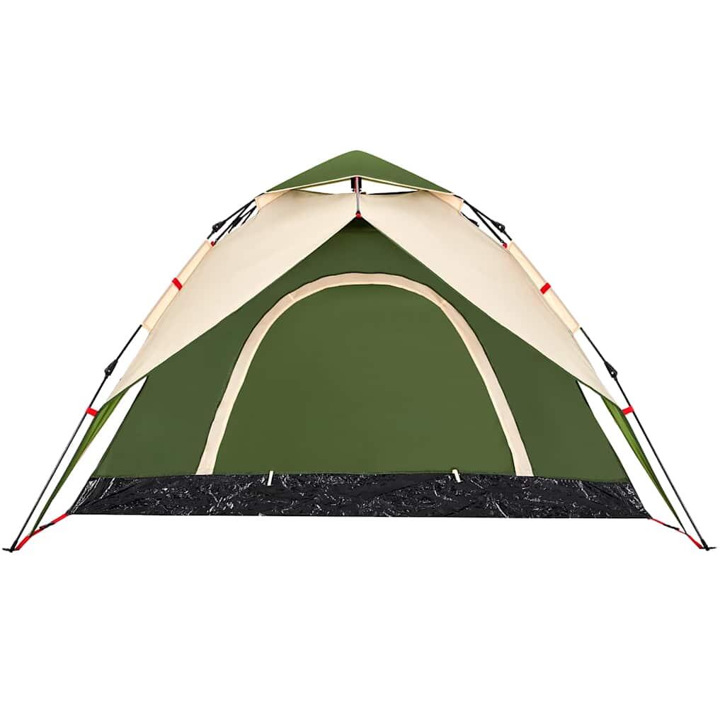 VidaXL Tente dôme 5 personnes ouverture rapide verte 7/7