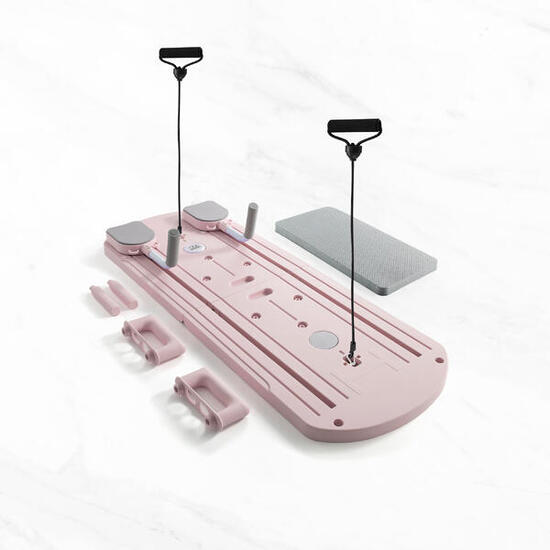 Reformer do pilatesu Myga Portable Pilates Set - różowy