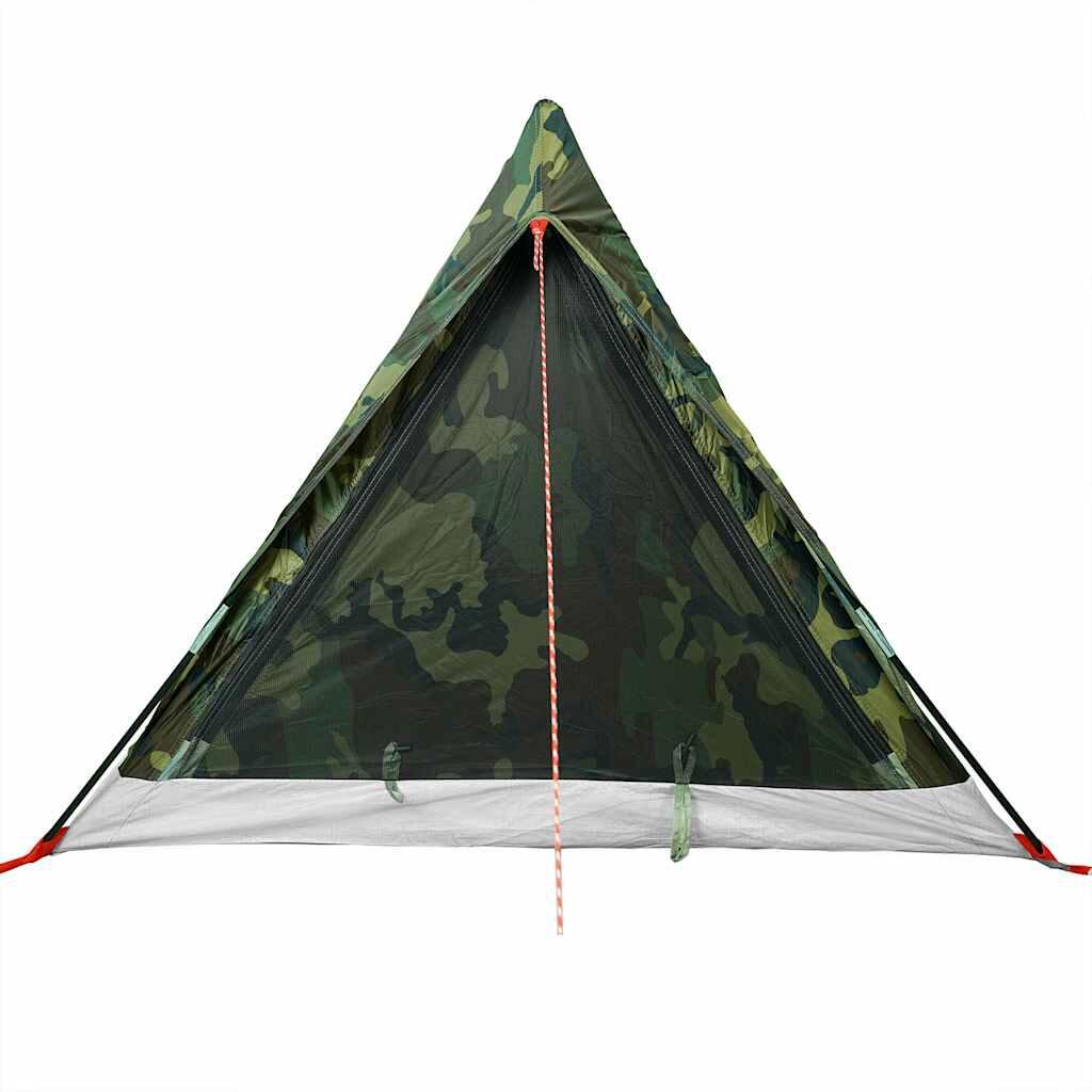 Tenda VidaXL impermeabile per 2 persone camouflage 7/7