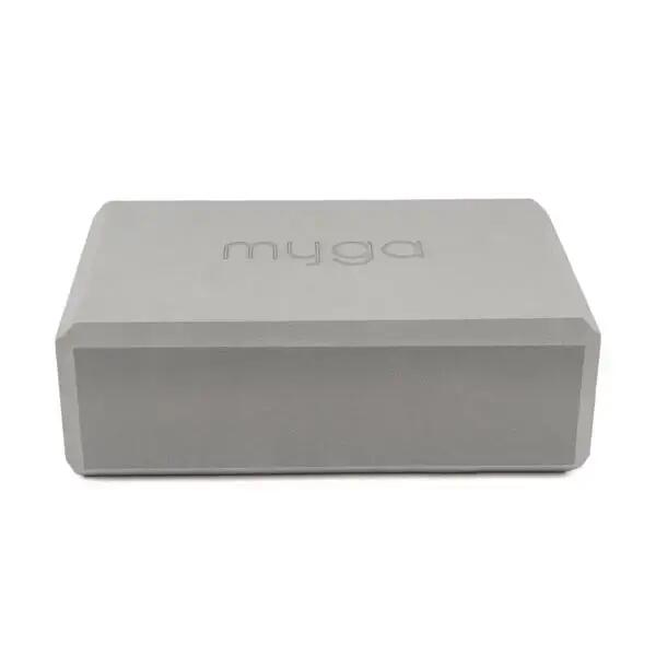 Блок от пяна за йога Myga - сив