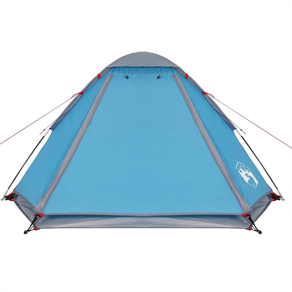 Tente dôme VidaXL 2 personnes imperméable bleue 7/7