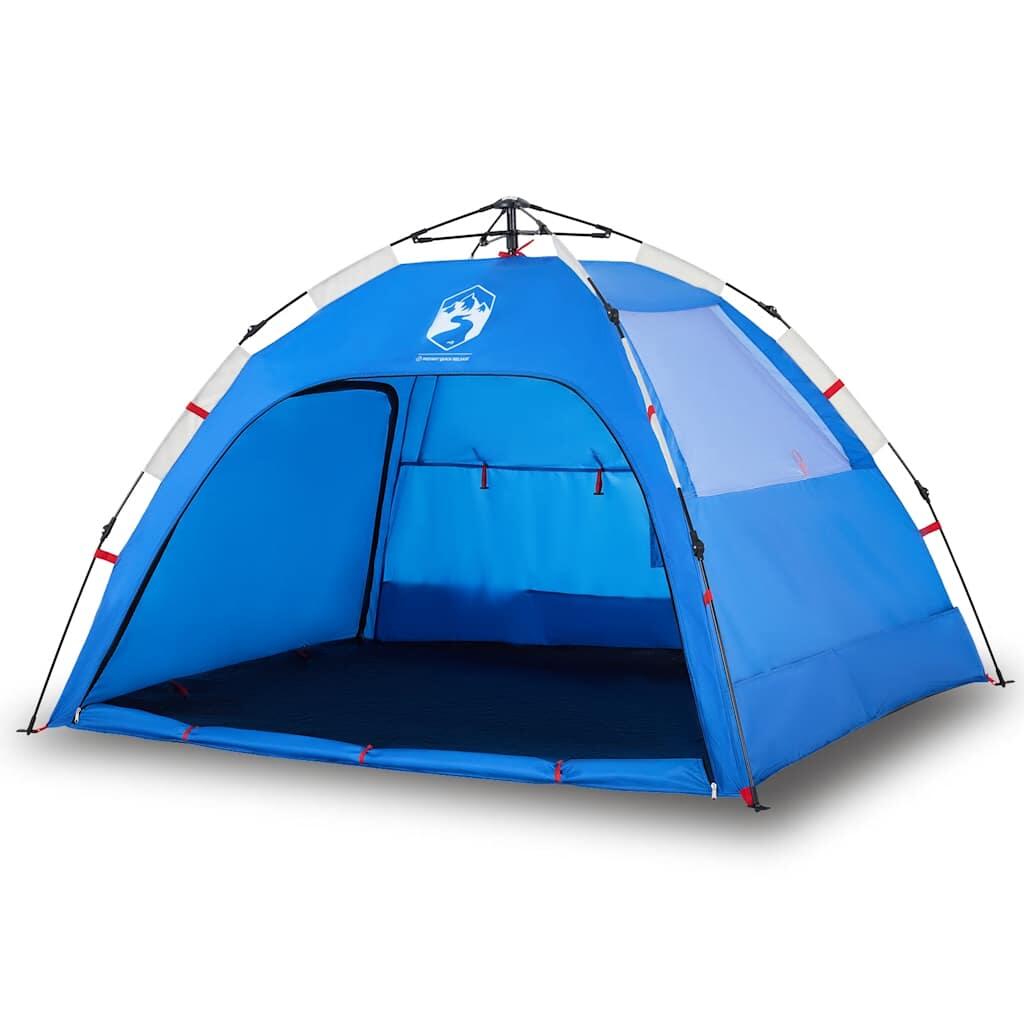 VidaXL strandtent voor 2 personen, waterdicht, snelontgrendeling, azuur 2/7