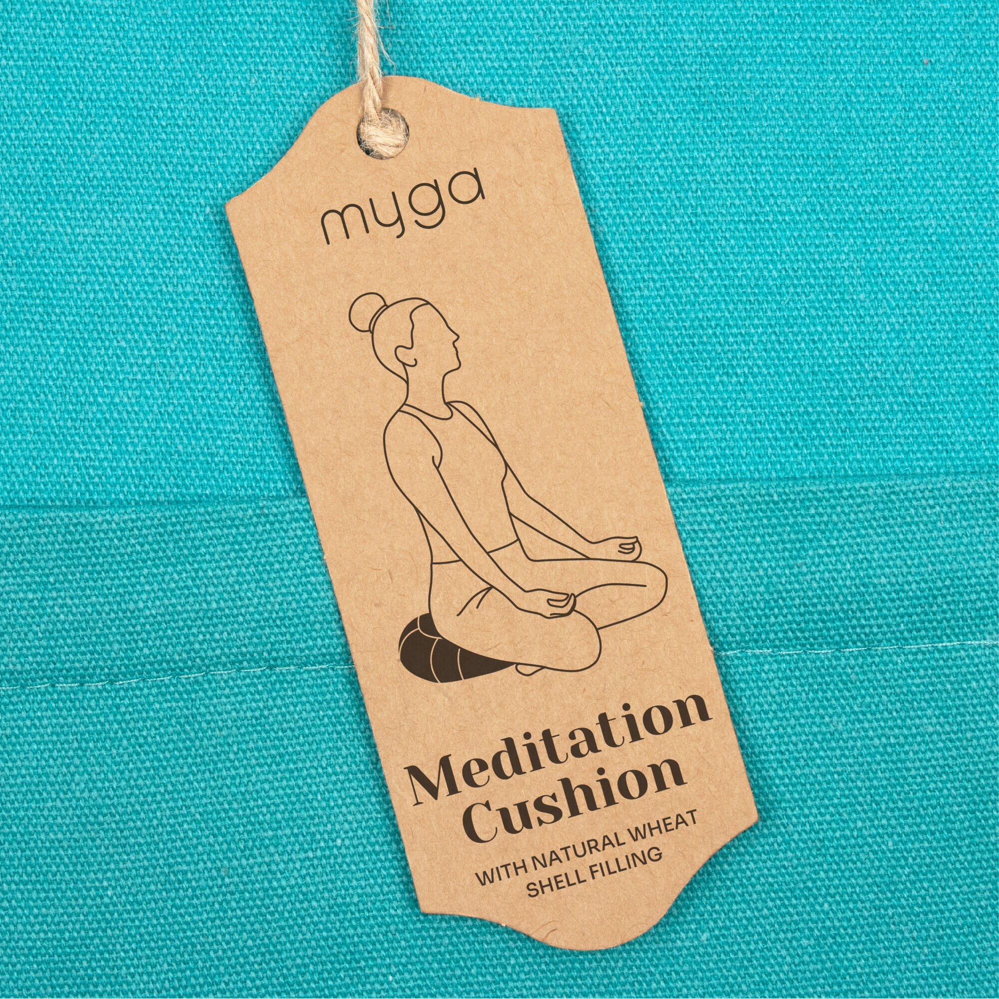 Zafu Yoga - Almofada de meditação - Turquesa 3/7