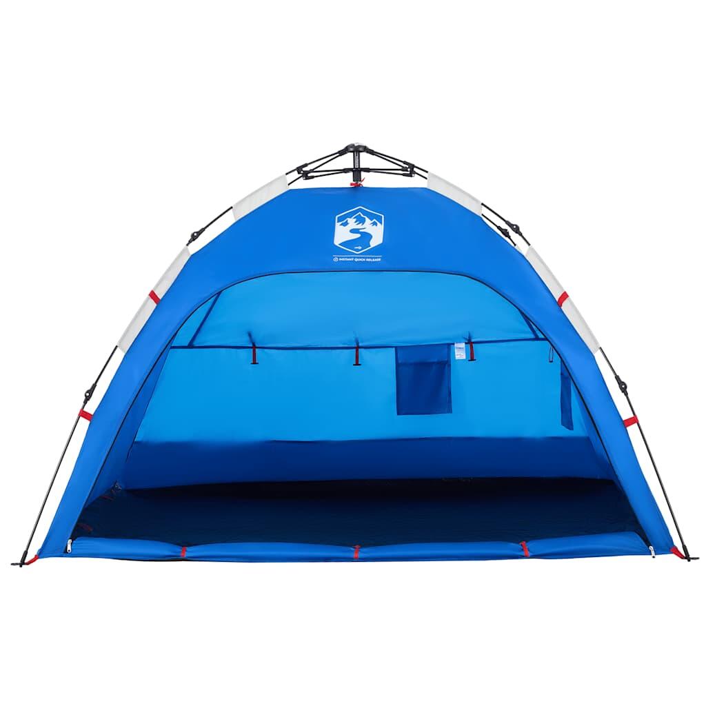 VidaXL strandtent voor 2 personen, waterdicht, snelontgrendeling, azuur 7/7