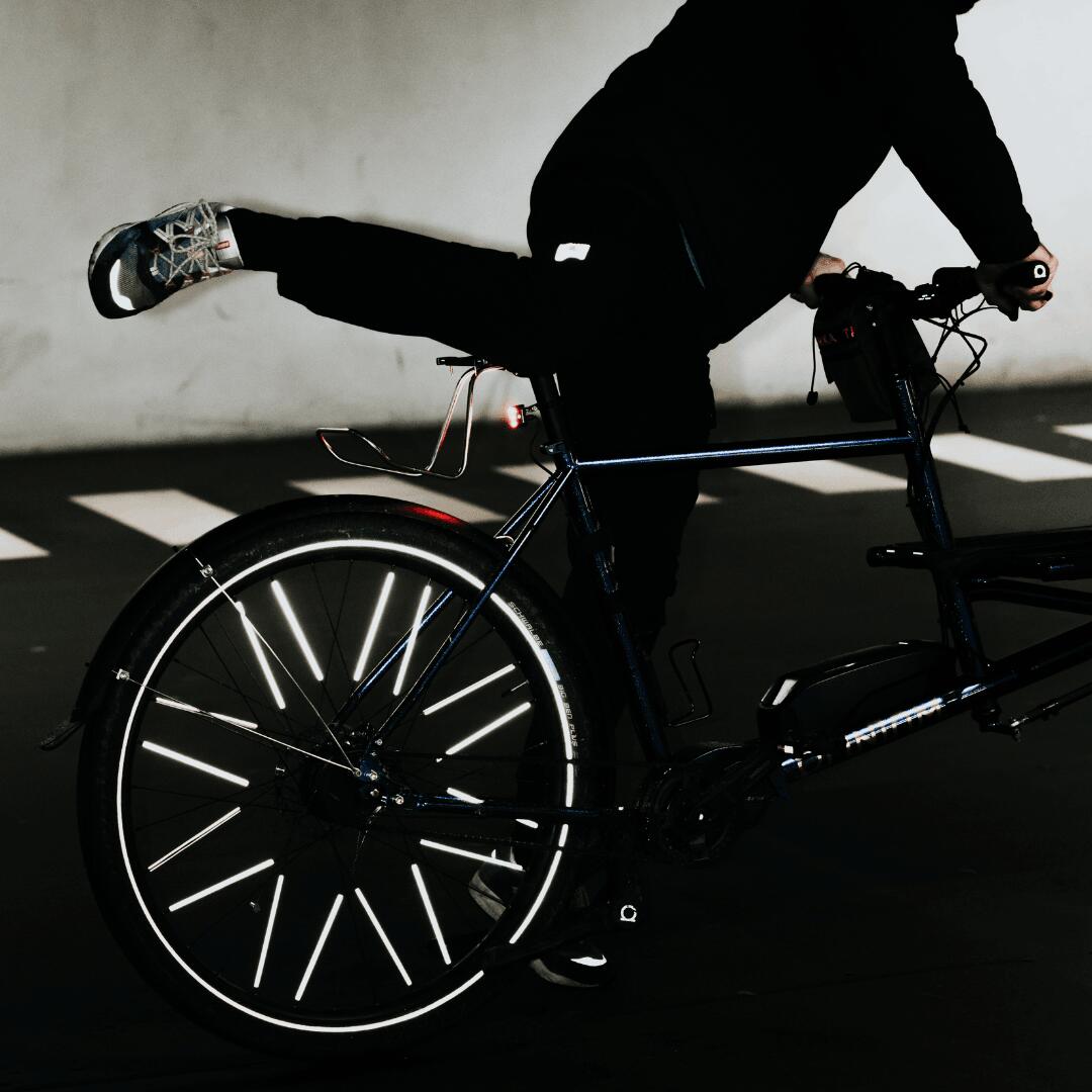 RAINETTE Réflecteurs pour rayons de vélo, argentés, lot de 12. 3/3