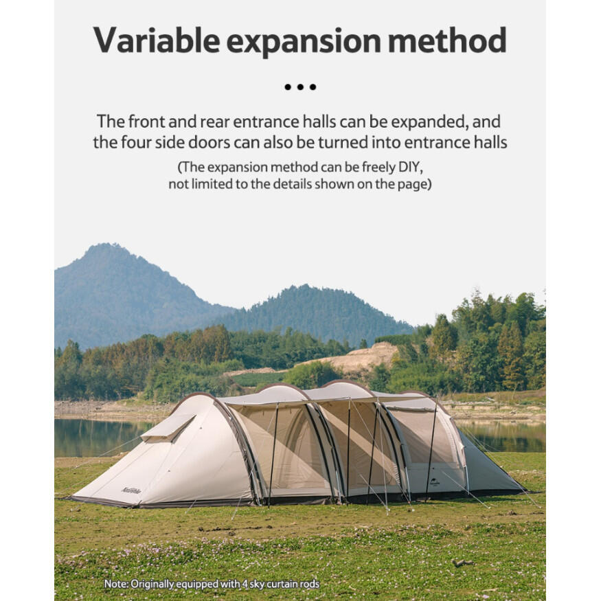 Tenda Da Campeggio Naturehike Cloud Vessel L 6 Posti 5/6