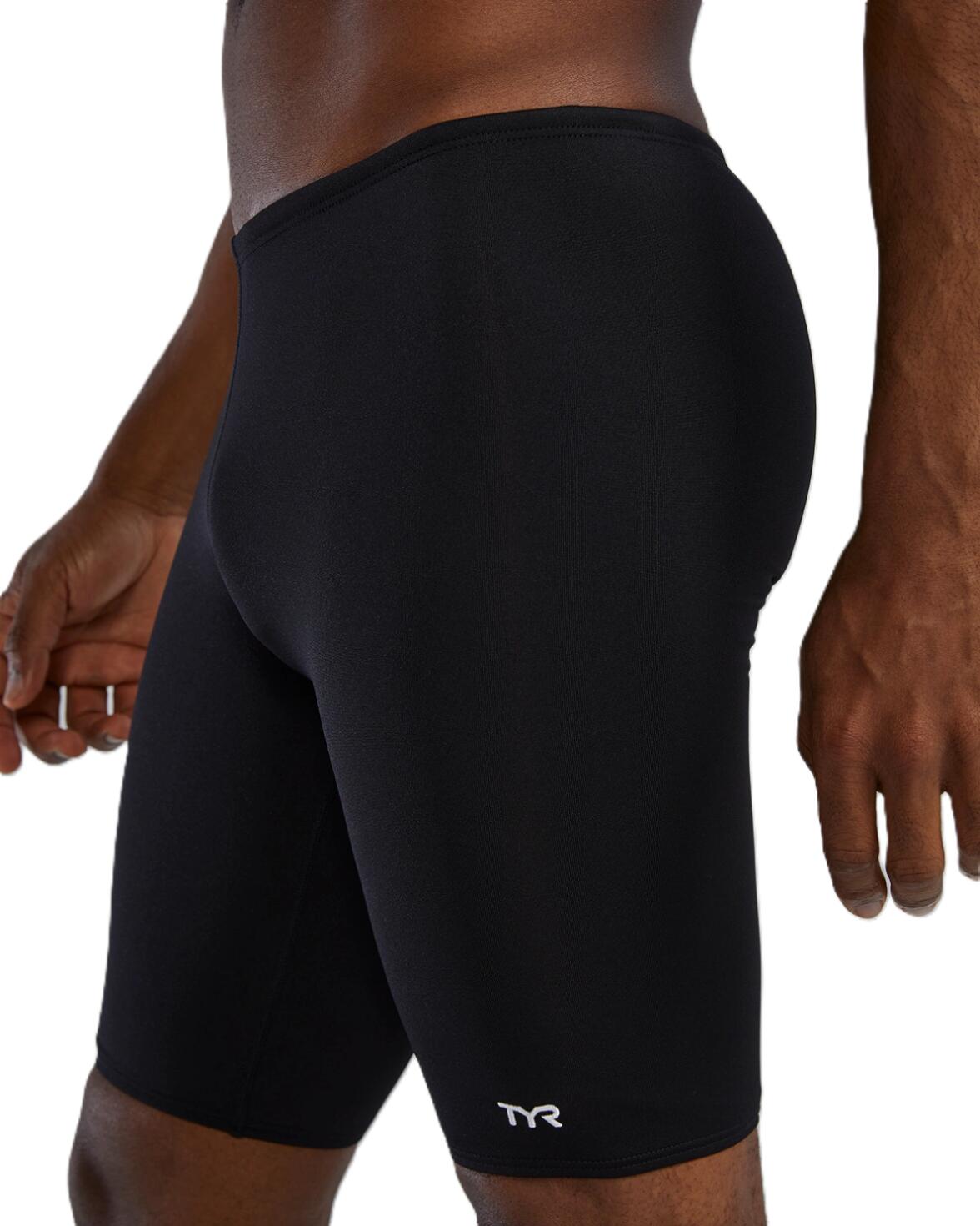 TYR Durafast Elite Solid Jammer - Nero - Taglia 38 3/6