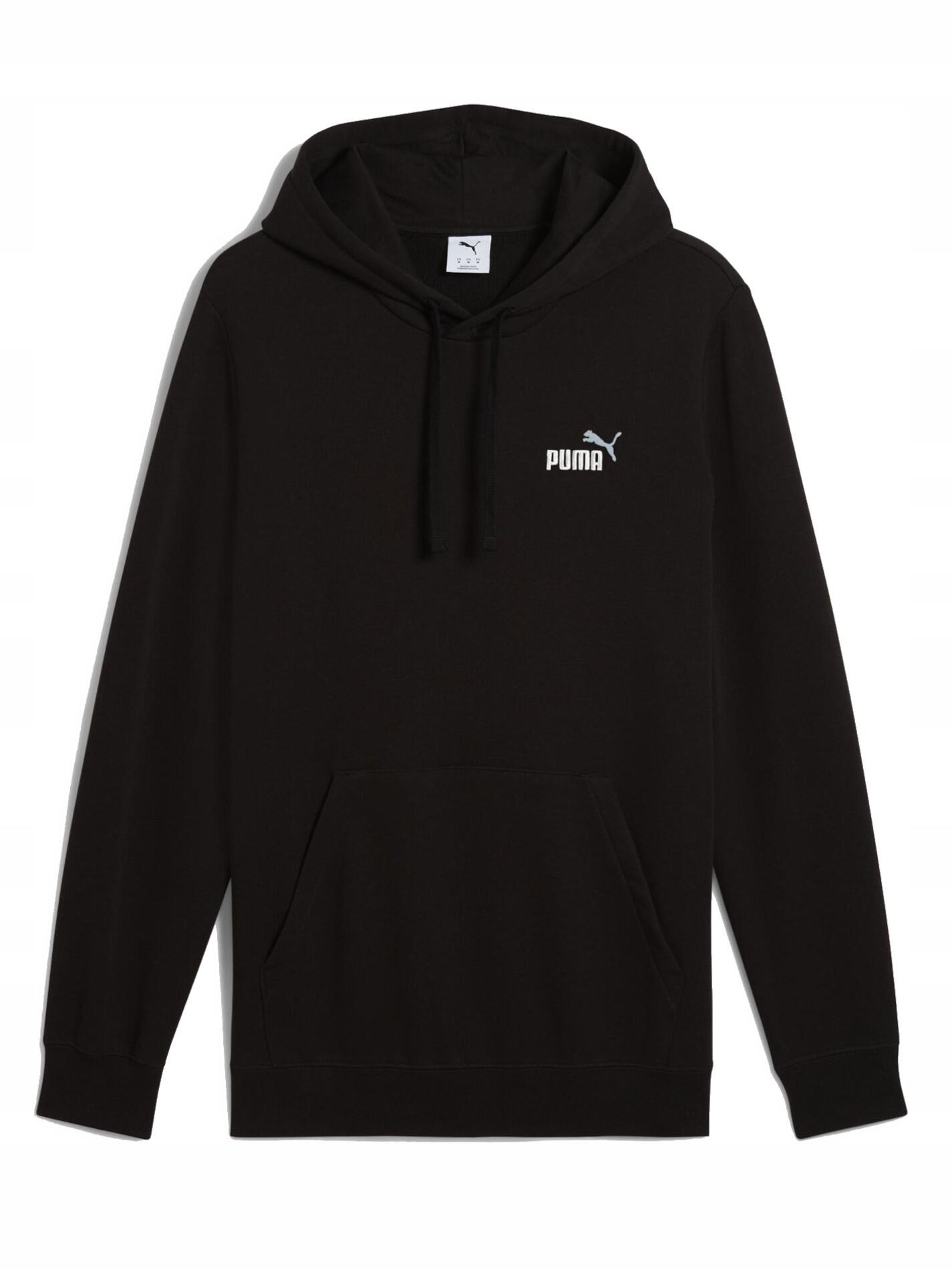Puma ESS 2 Color Small No.1 Logo Hoodie für Herren 3/4