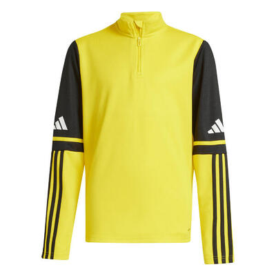 Felpa adidas allenamento mezza zip rossa/bianca