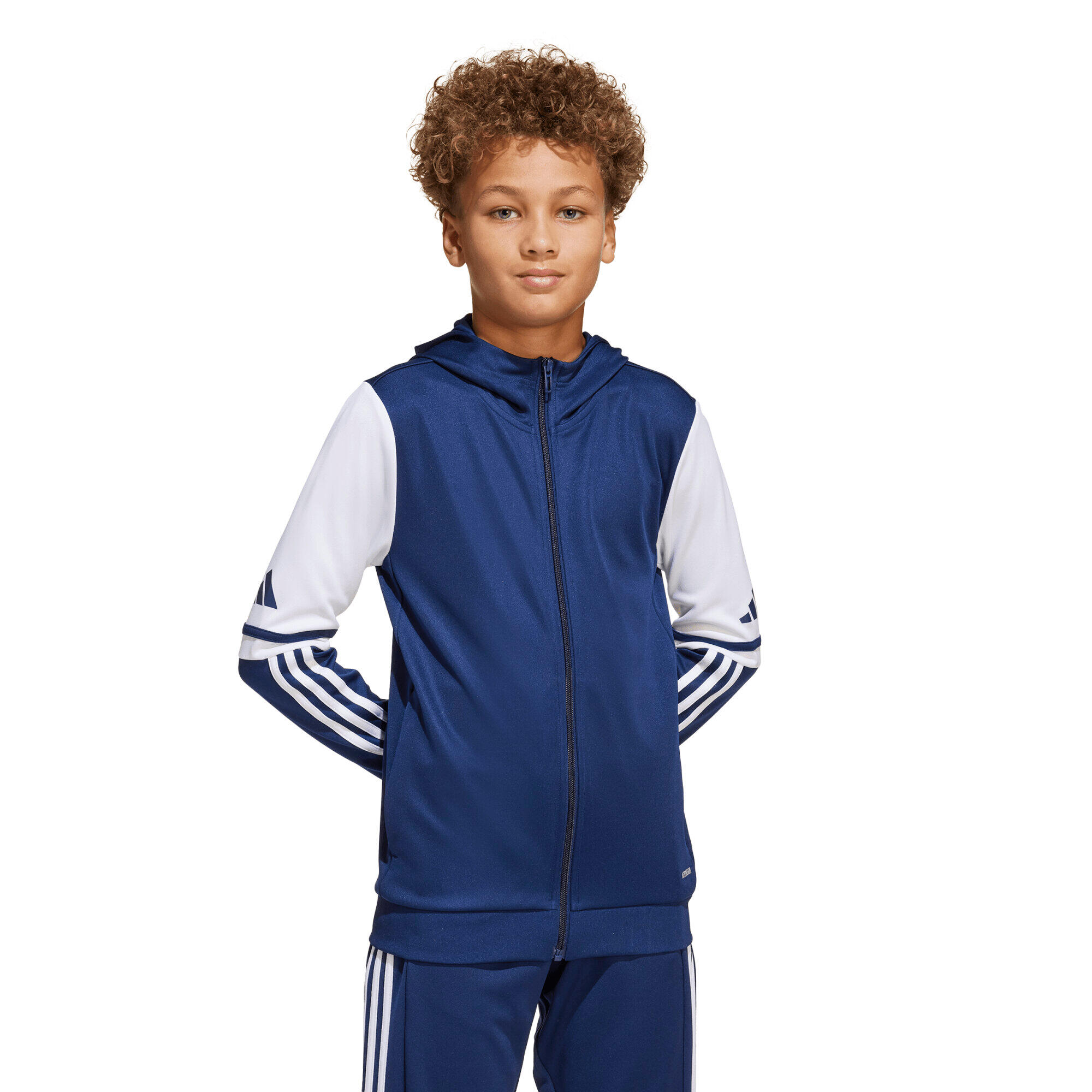 Giacca sportiva con cappuccio per bambini adidas Squadra25 2/7
