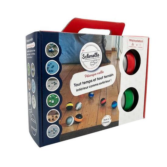 6 boules de pétanque soft + cochonnet pour jouer en intérieur et extérieur