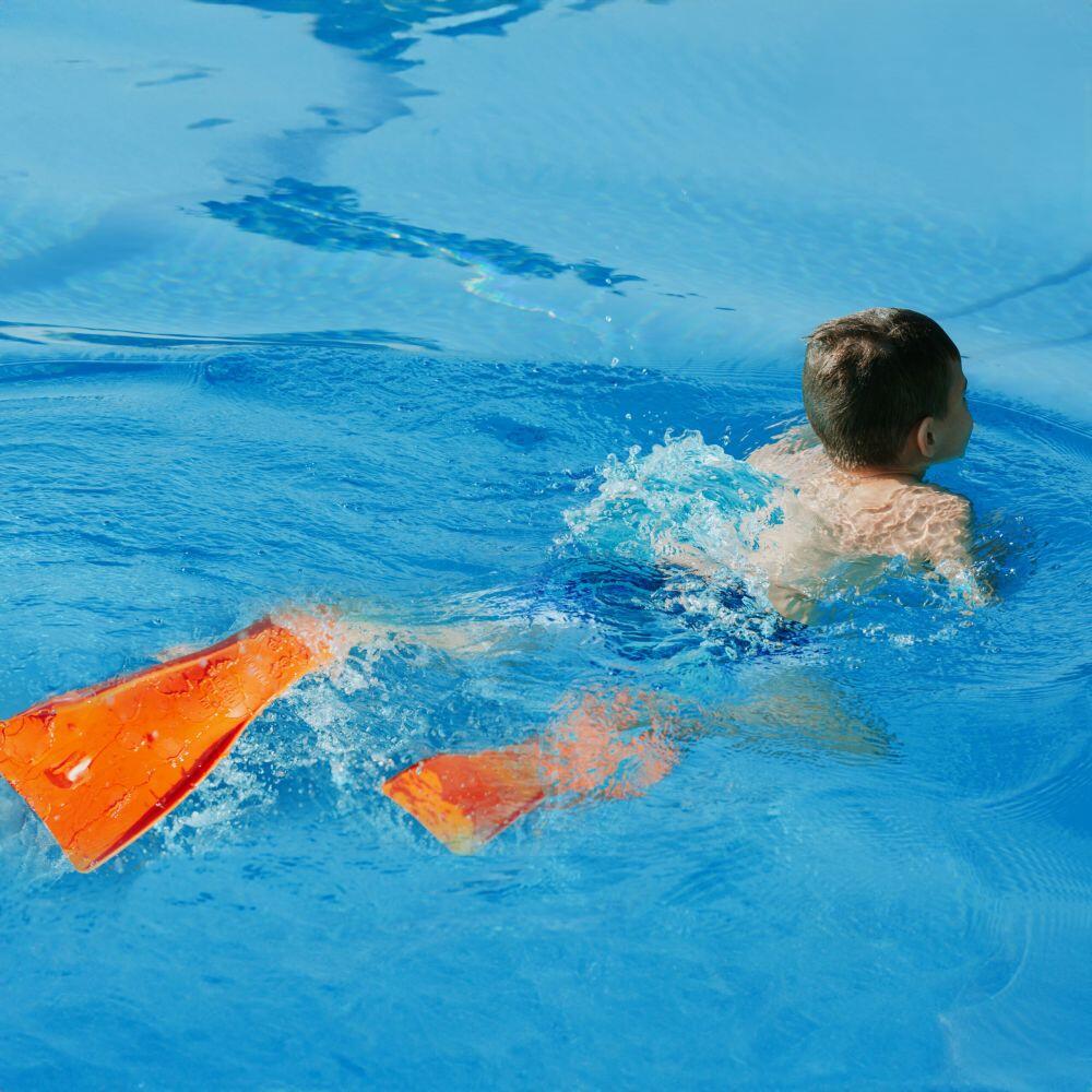 Palmes de natation pour enfants 30-33 orange 2/4