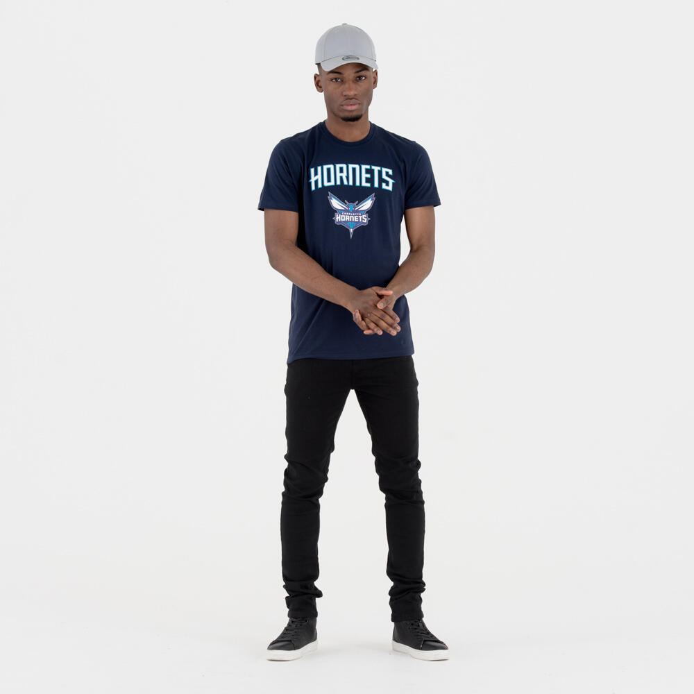 T-shirt com logótipo da New Era Charlotte Hornets 5/5