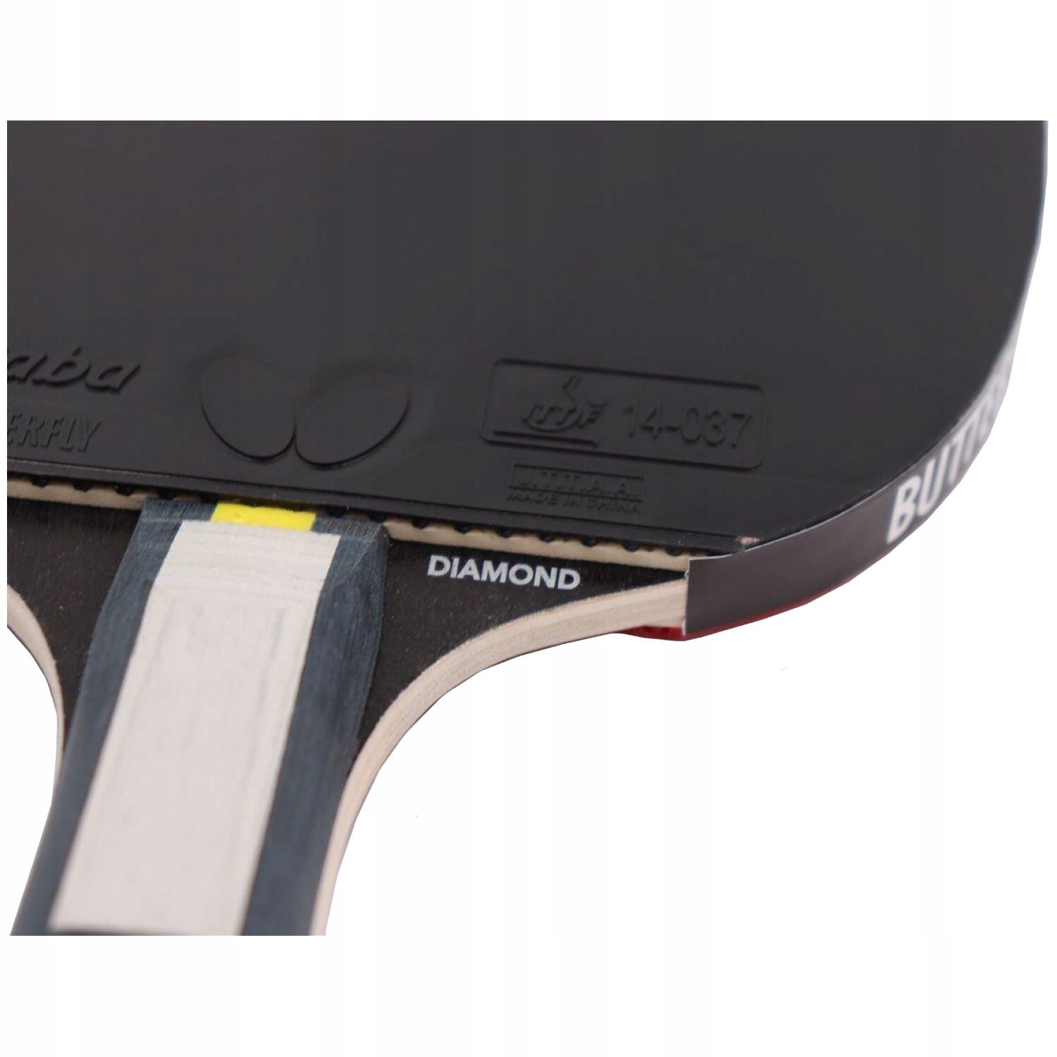 RAQUETA DE TENIS DE MESA BUTTERFLY RAQUETA DE PING PONG OVTCHAROV DIAMOND 3/7