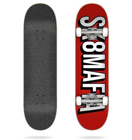 Sk8Mafia Skateboard 7.75 Flix Red