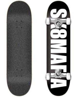 Sk8Mafia Skateboard 7.75 OG Logo schwarz