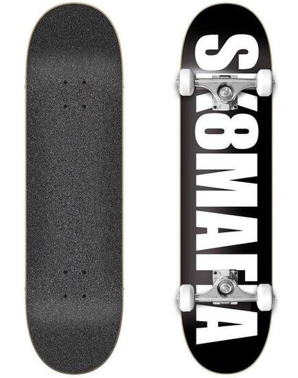 Sk8Mafia Skateboard 7.75 OG Logo schwarz