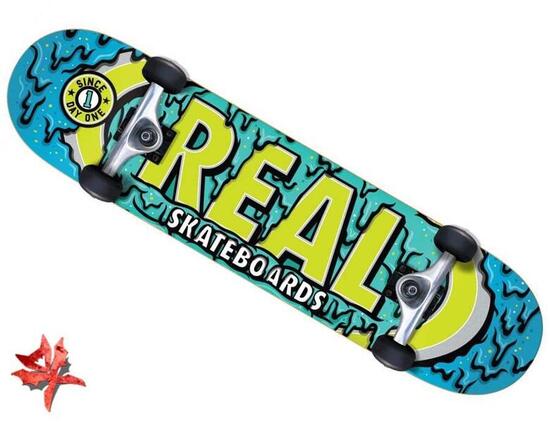 Real Ooze Oval Skateboard 7.75 ''