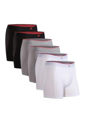 Herren Bambus Boxershorts ultraweich atmungsaktiv Unterwäsche 6er Pack