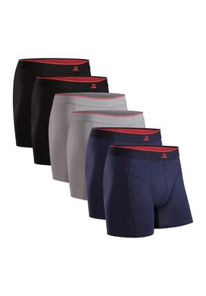 Herren Bambus Boxershorts ultraweich atmungsaktiv Unterwäsche 6er Pack