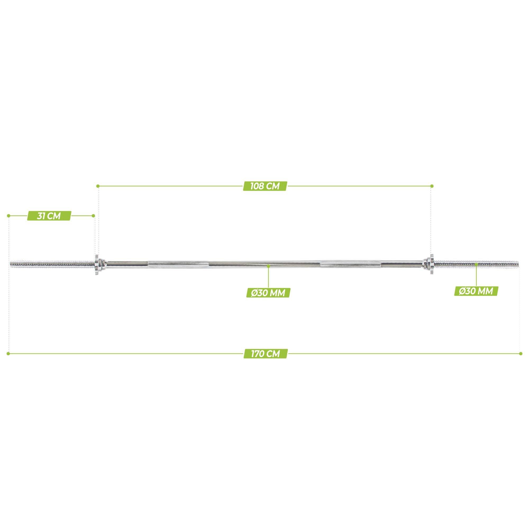 Bilanciere - tappo a vite 170 cm - 30 mm 2/3